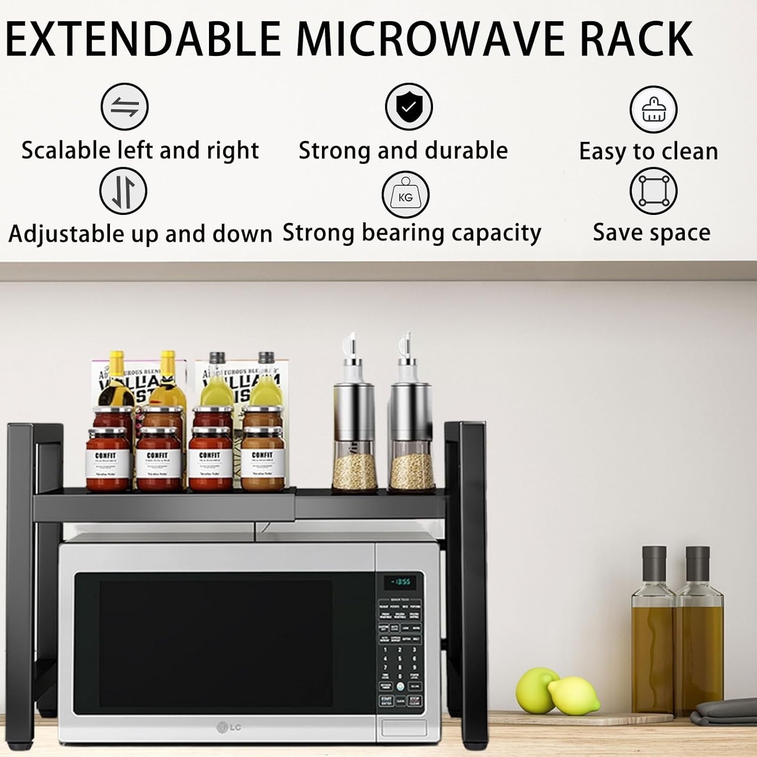 2 Tier Expandable Microwave Oven - Image 5