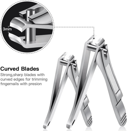2PCS Nail Clippers Sharpest Stainless - Image 4