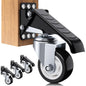 Casters Kit 880 Lbs Heavy Duty - Front view