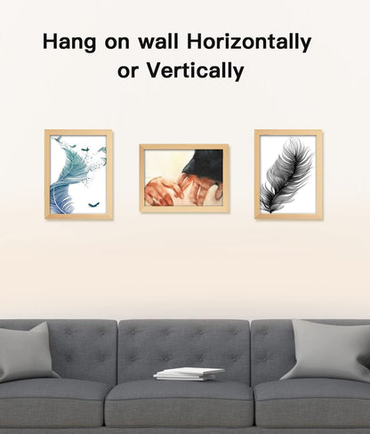 2PCS A4 Picture Frame Wood - Image 4