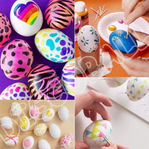 24pcs Easter Eggs Tree Decoration Plastic - Detail view