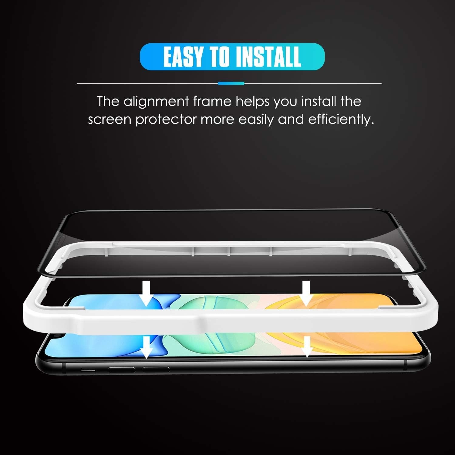 2PCS Full Cover Tempered Glass Screen - Detail view
