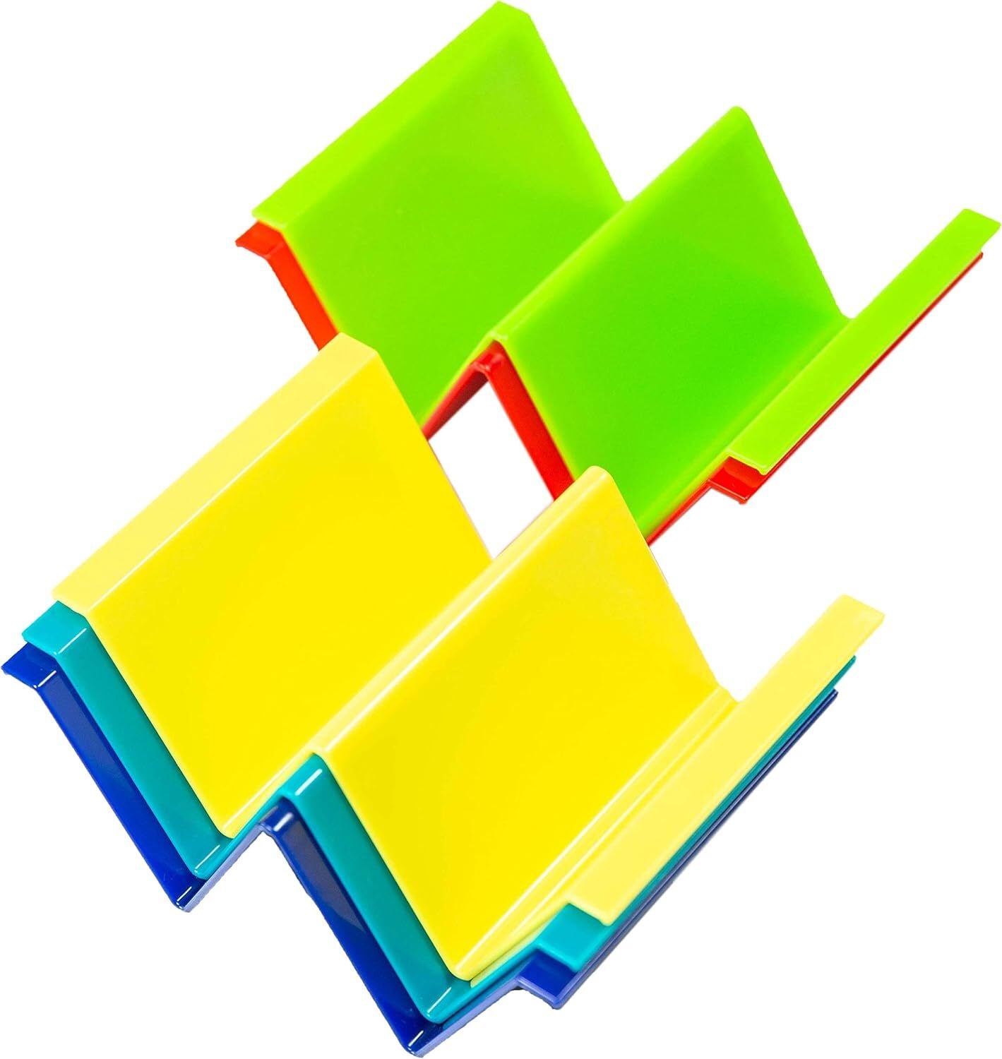 5 Pack Taco Holder Stands Plastic - Front view