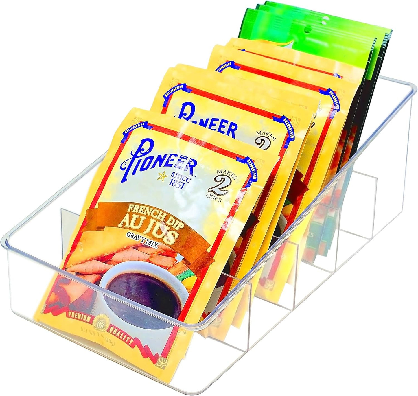 Handy Storage Basket Plastic Crate Kitchen - Front view