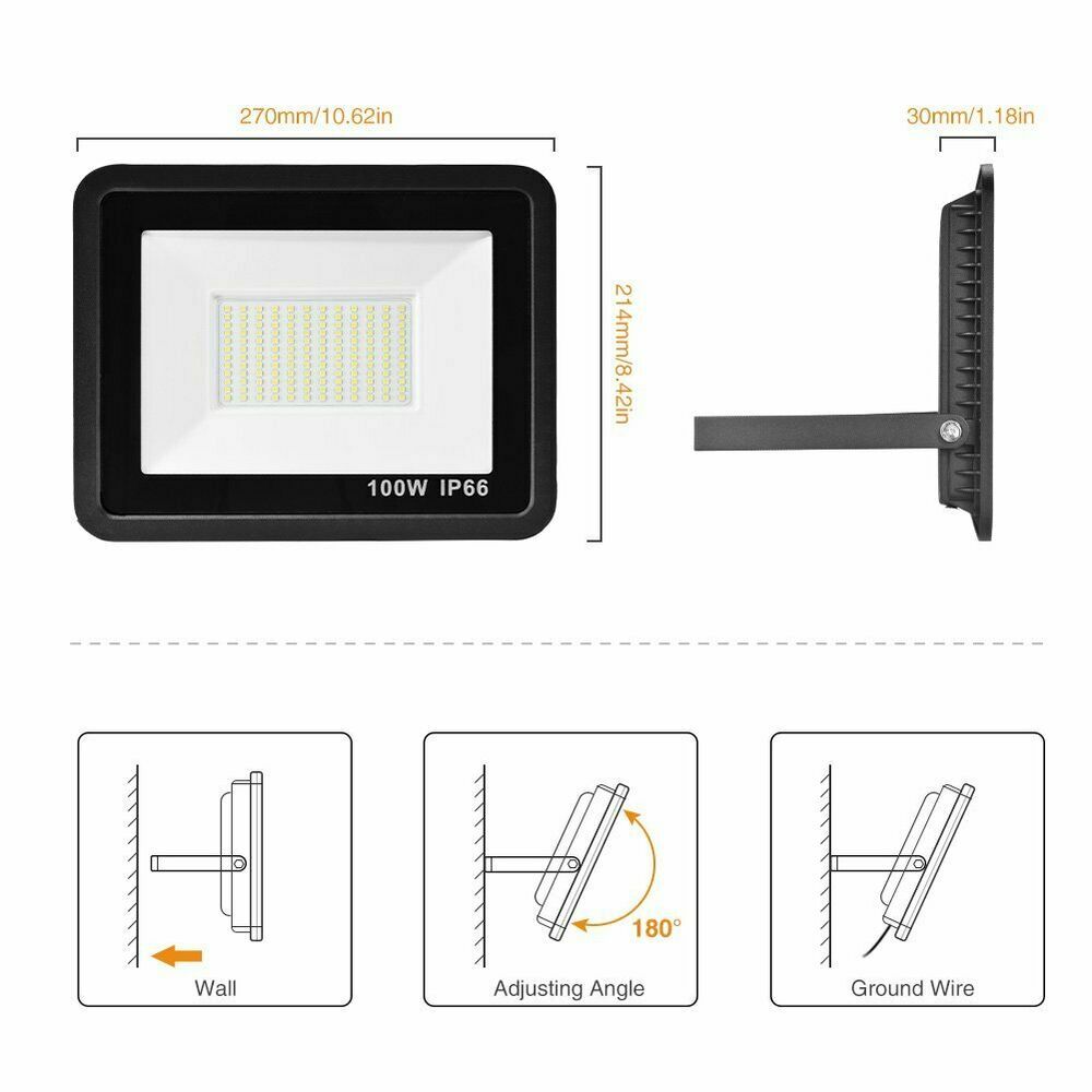 Led Floodlight Outside Light 50W-200W - Image 8