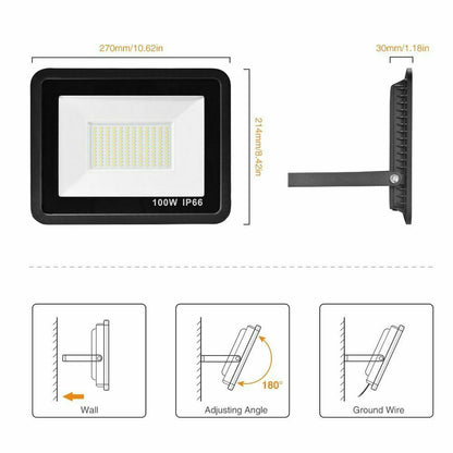 Led Floodlight Outside Light 50W-200W - Image 8