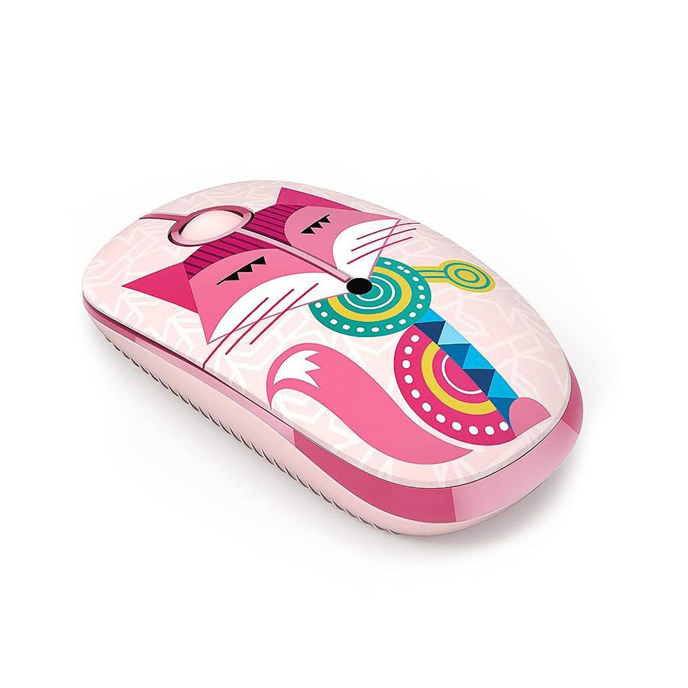 Wireless Mouse Pink Silent Computer Ergonomic - Front view