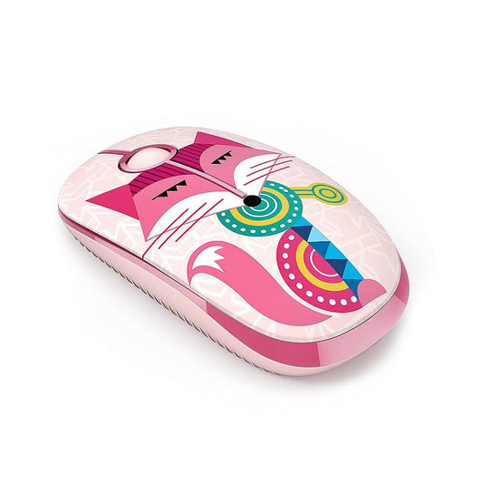 Wireless Mouse Pink Silent Computer Ergonomic - Front view