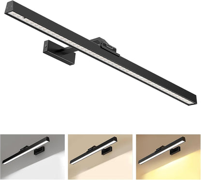 60CM Wireless Picture Lights Rechargeable Dimmable - Front view