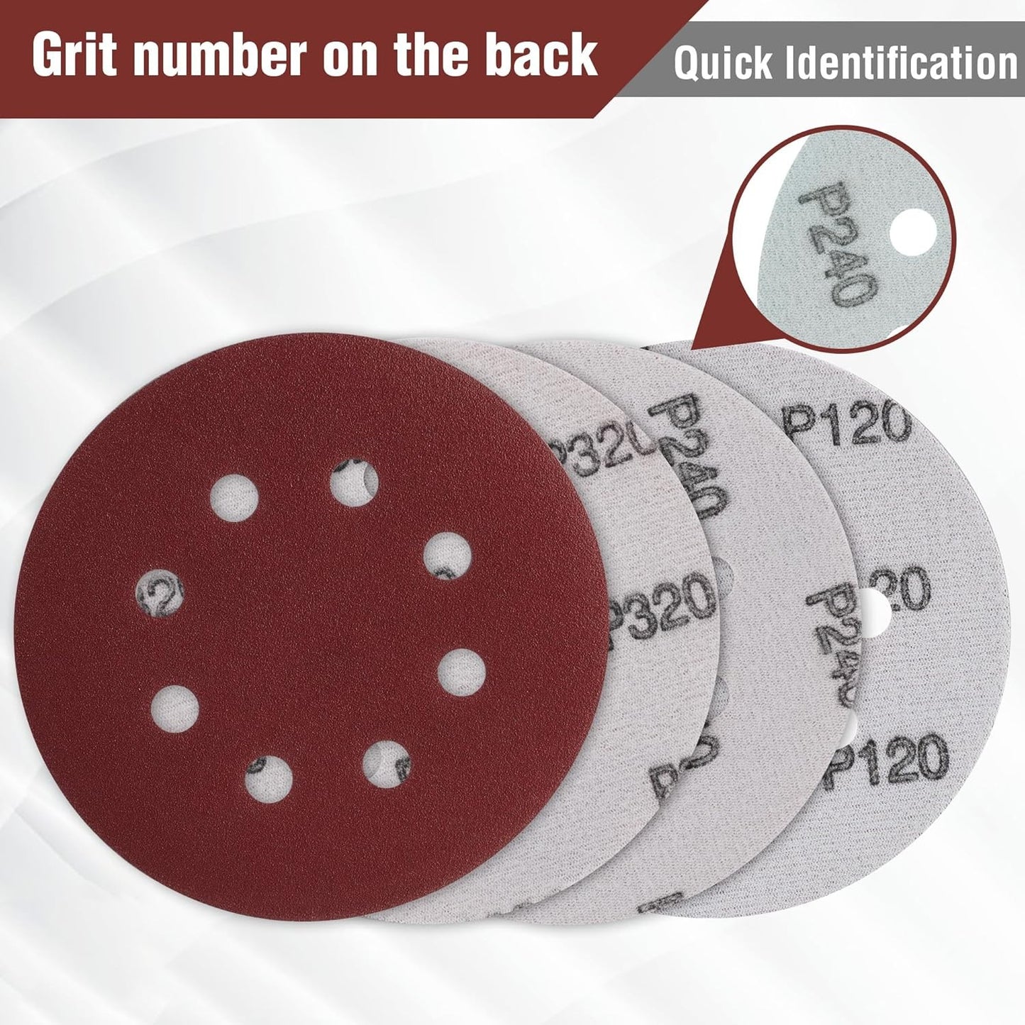 150PCS Mixed 125mm Sanding Discs - Image 6