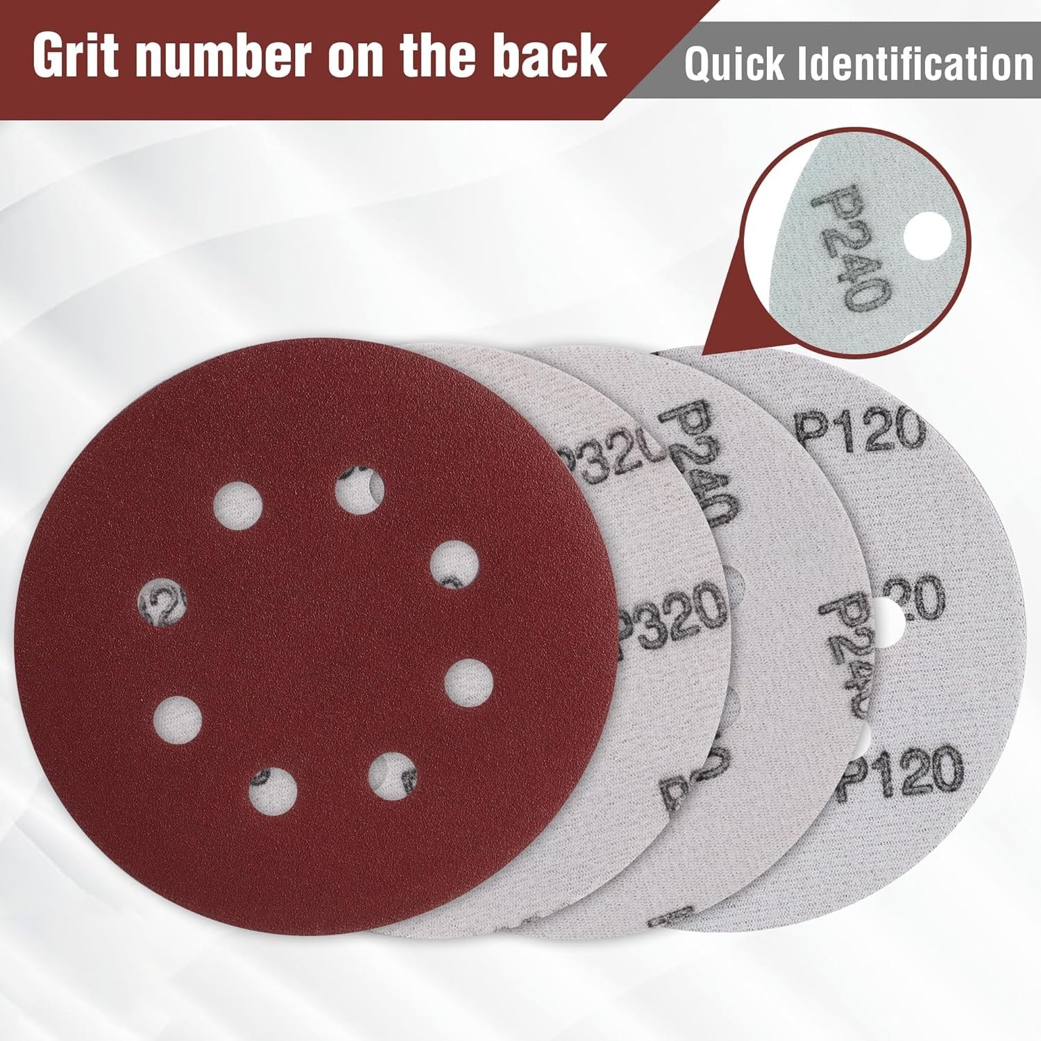 150PCS Mixed 125mm Sanding Discs - Image 6