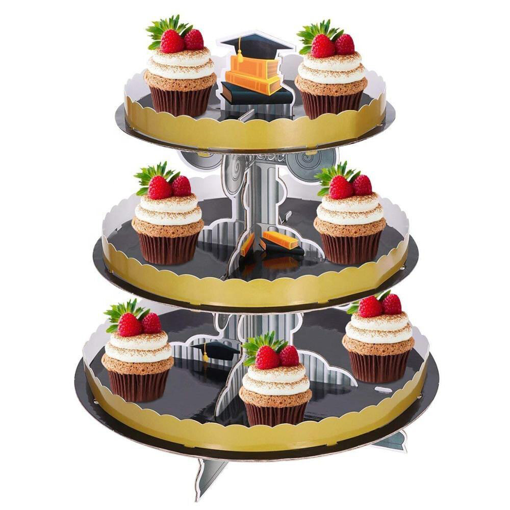 Cupcake Stand Display 3 Tier Cup - Front view