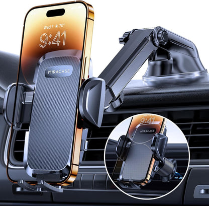 Car Phone Holder Universal Mount Mobile - Front view