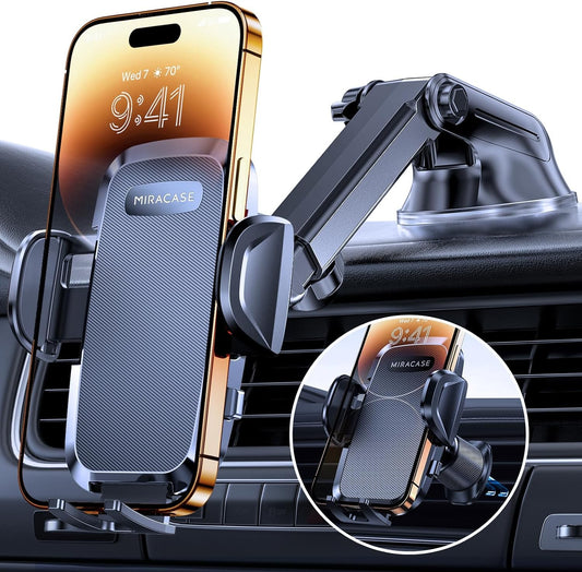 Car Phone Holder Universal Mount Mobile iPhone Windscreen Dashboard or Air Vent