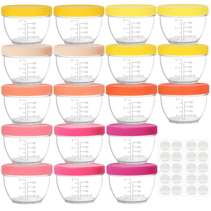 18PCS Small Food Storage 4oz/6oz - Image 9