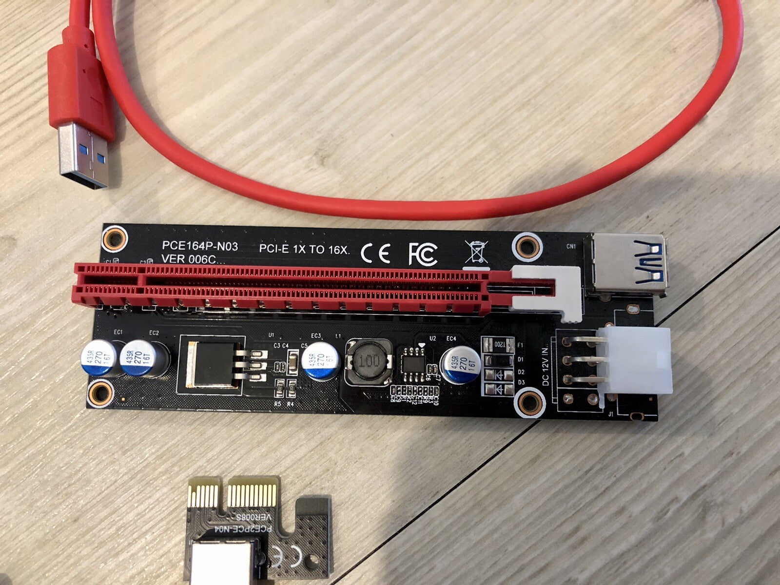 6X PCI-E Riser Card PCIe - Image 3