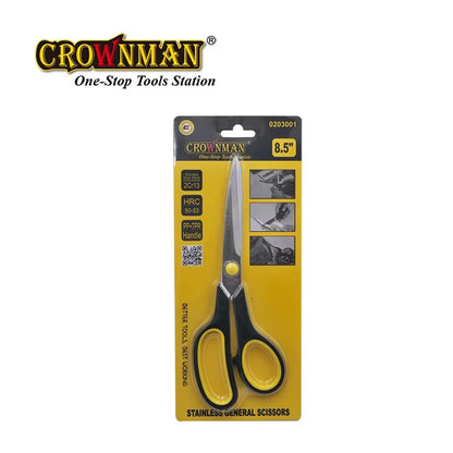 8.5" Stainless Steel General Scissors - - Detail view