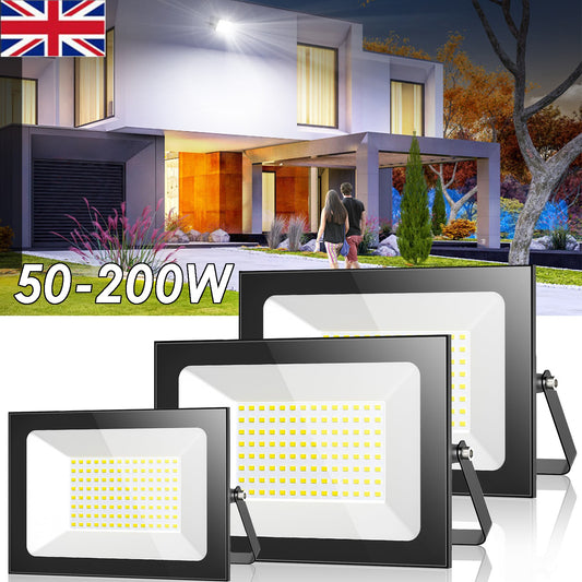 50W-200W LED Floodlights Waterproof Outdoor Lights - Front view