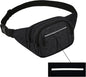 Bumbag Fanny Pack Fashionable Waist Bag reflective strips 4 Zip Pockets Fanny