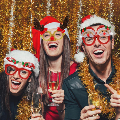 Christmas Glasses Decorations Eyeglasses with - Image 5