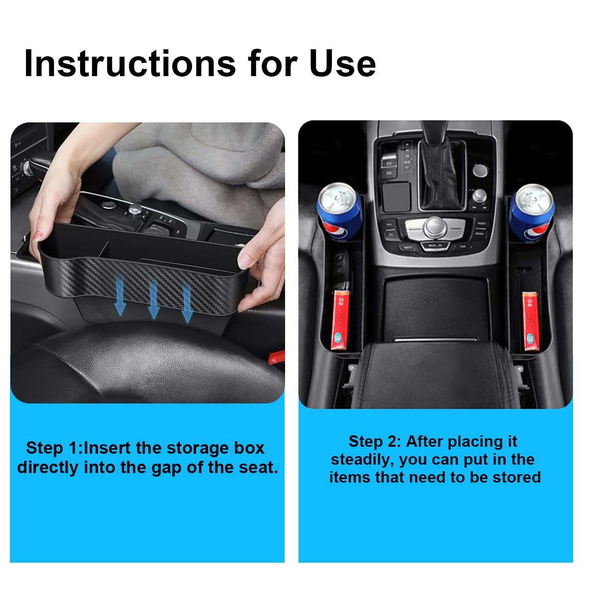 2PCS Car Seat Gap Filler - Image 5