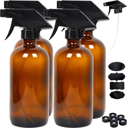Amber Spray Bottles Essential Oil Atomiser - Front view