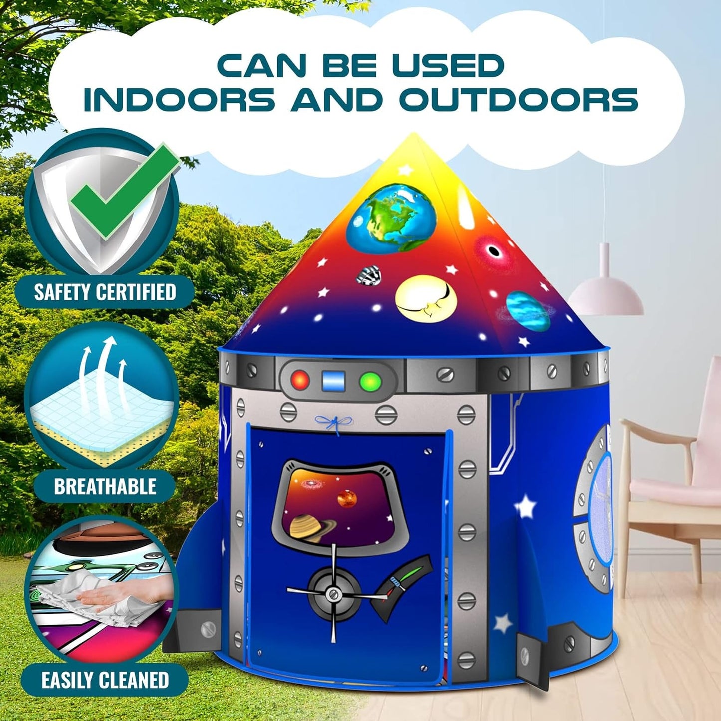 Rocket Ship Kids Pop Up - Image 3