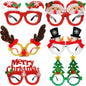 Christmas Glasses Decor Eyeglasses Holiday Gift - Front view