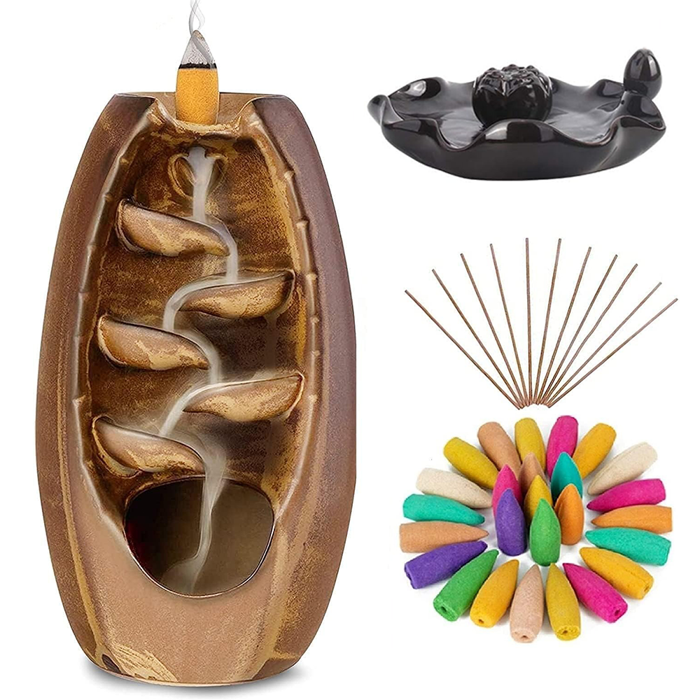 Incense Burner Holder with Smoke - Image 7