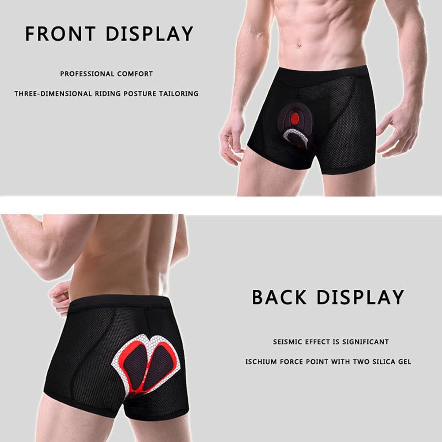 Men'S 3D Padded Cycle Undershorts - Image 3