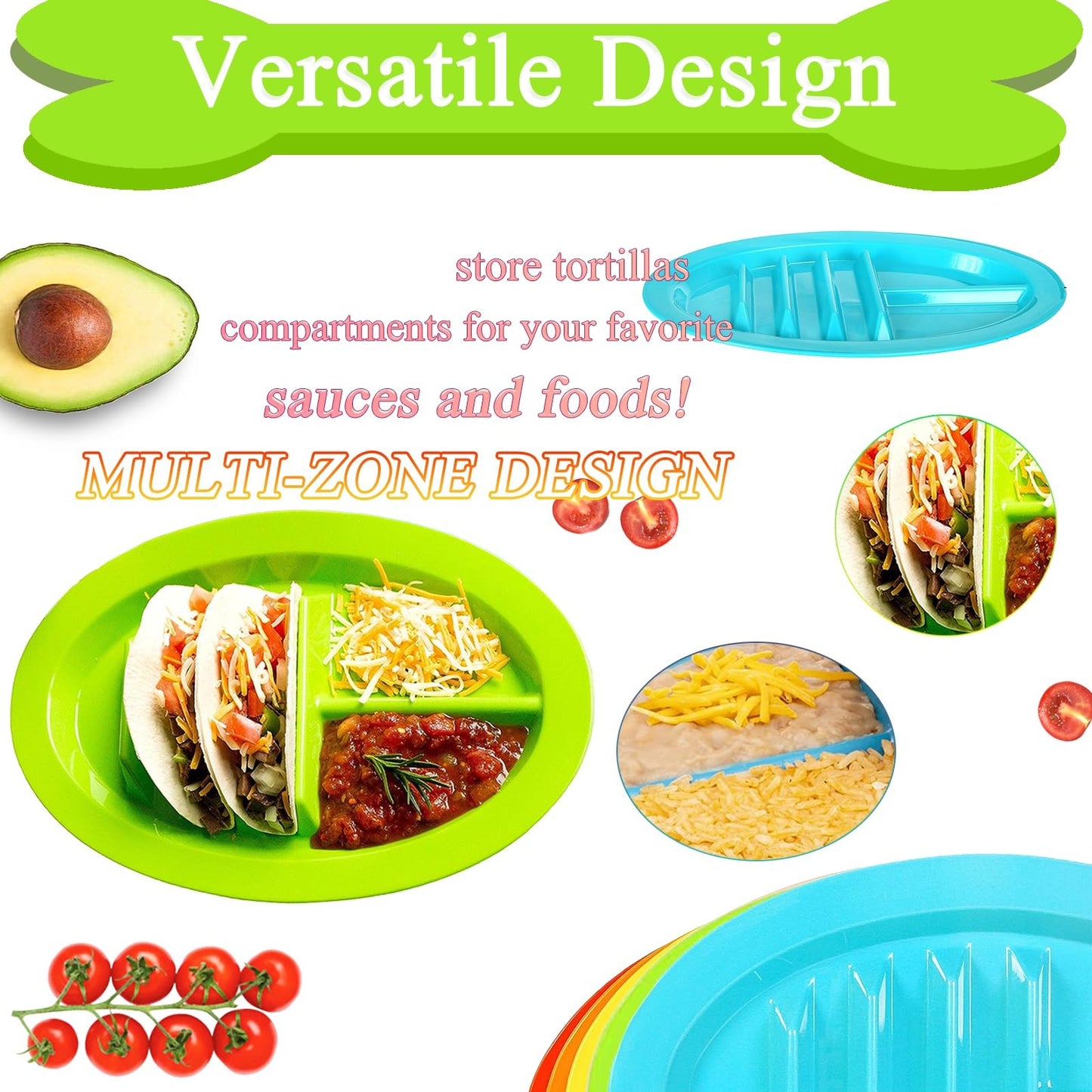 9PCS Taco Holder Side Dish - Image 5