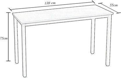 Computer Desk Workstation 138x55cm Office - Image 3