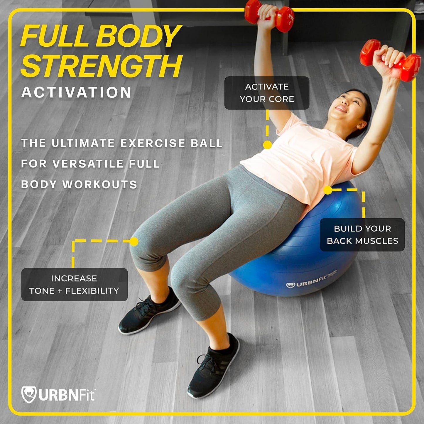 Yoga Gym Ball Exercise Fitness - Image 3