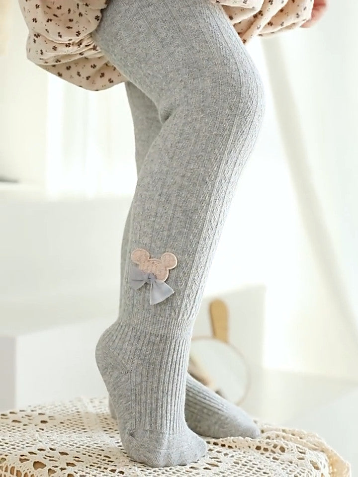 Kids Tights Soft Cotton Girls Pantyhose - Detail view