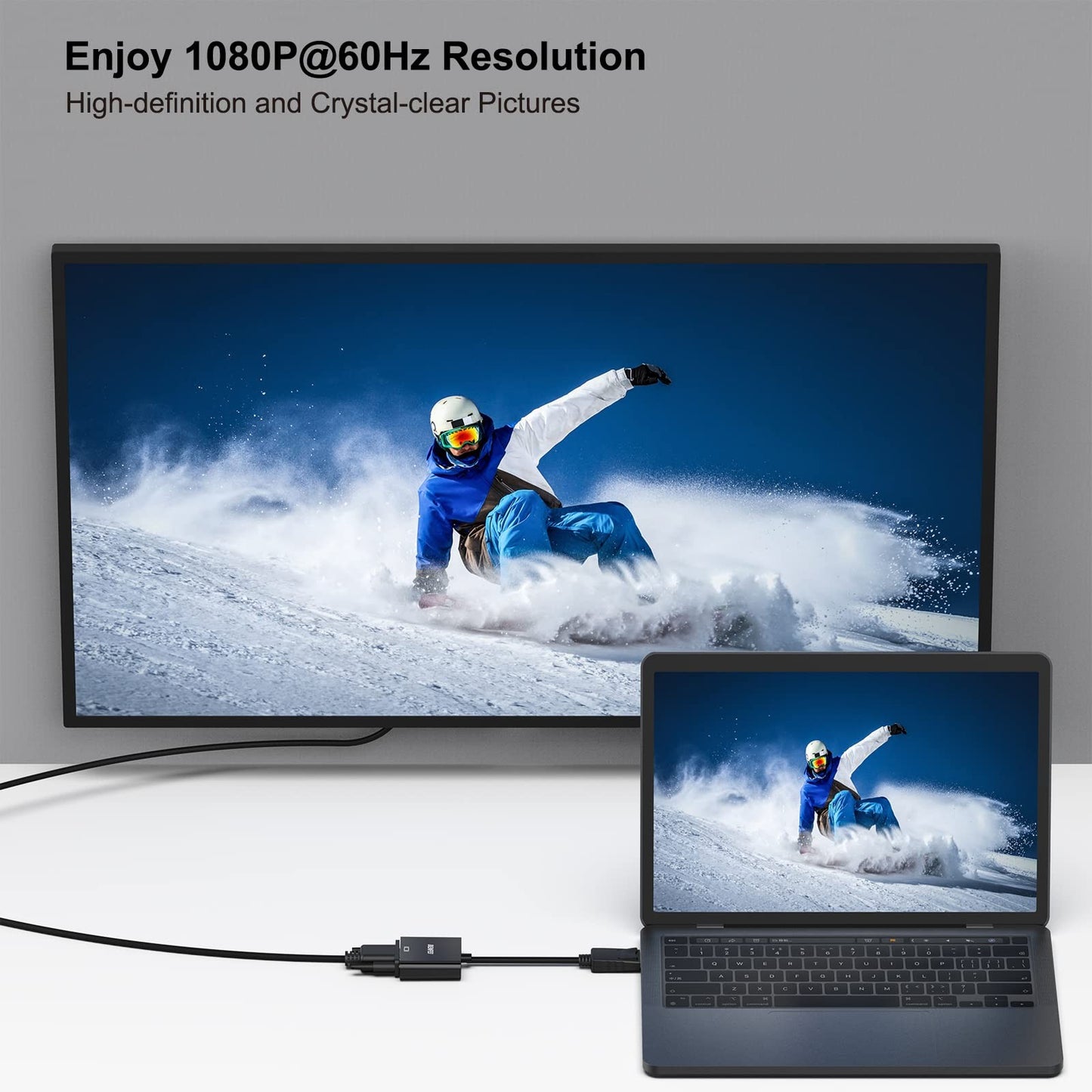 DisplayPort To VGA DP Computer - Image 5