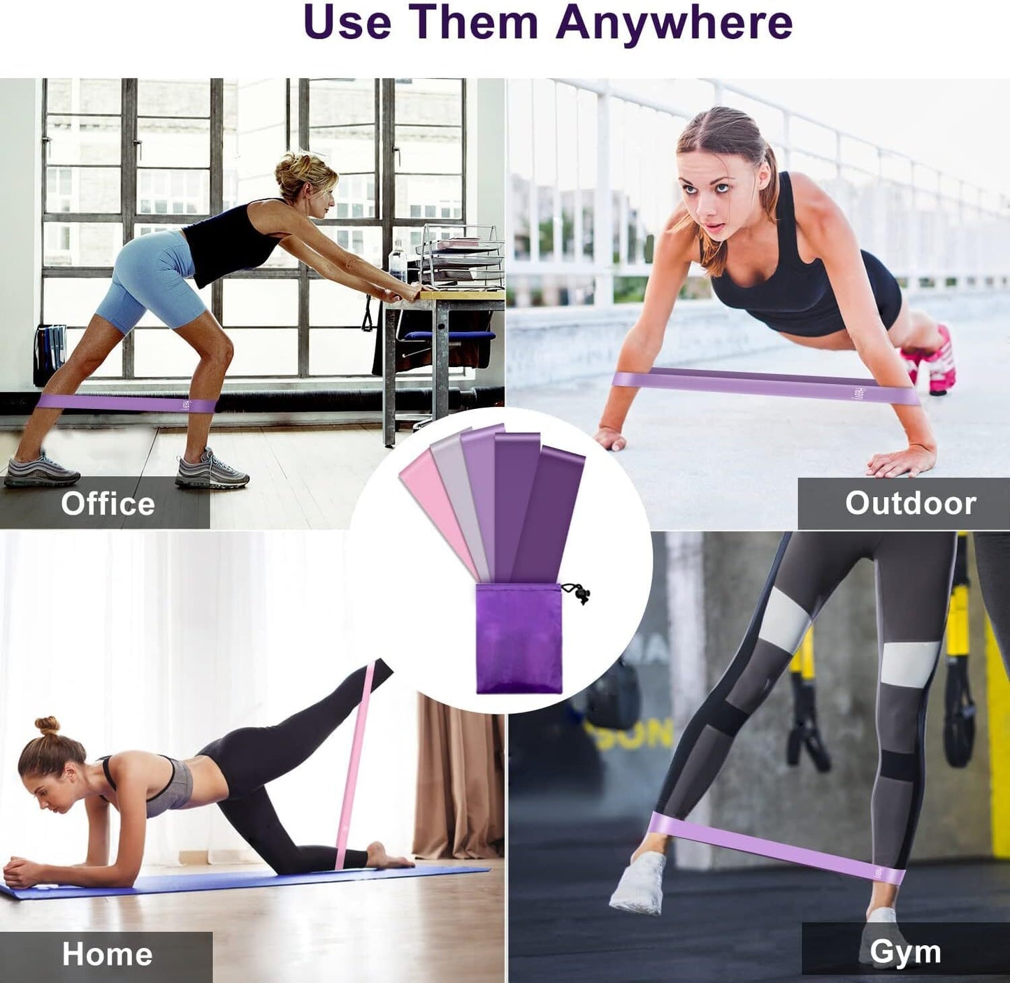 Resistance Bands [Set of 5], - Image 6