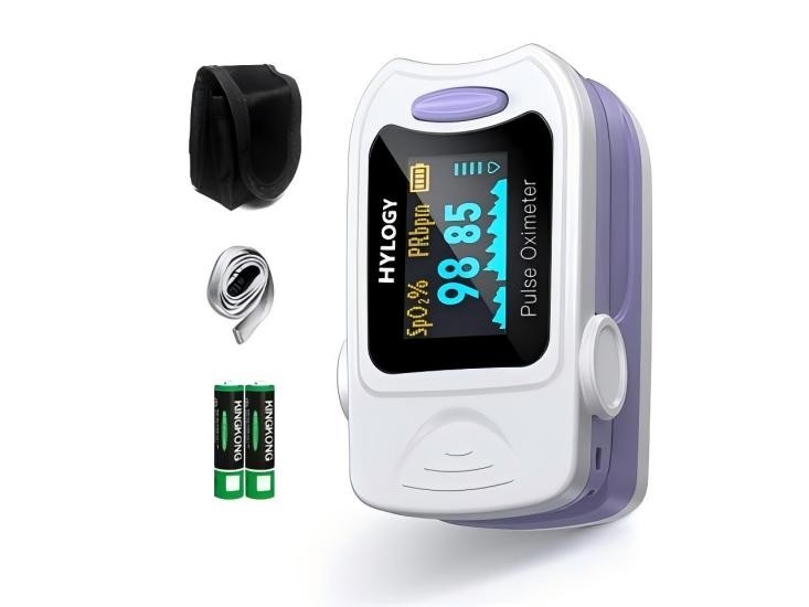 Pulse Oximeter Blood Oxygen Monitor Finger - Front view