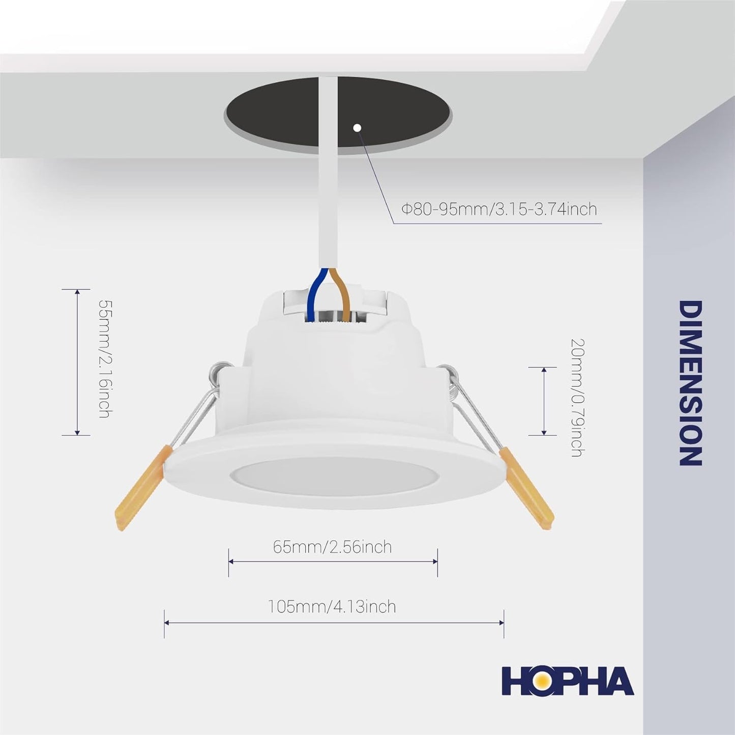 6x Recessed LED Spotlights Flat - Image 4
