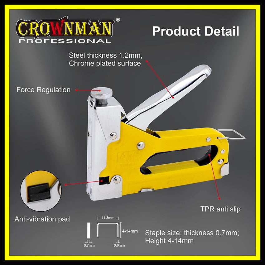 Heavy Duty Staple Gun Tacker Stapler Upholstery - product image 4 of 6