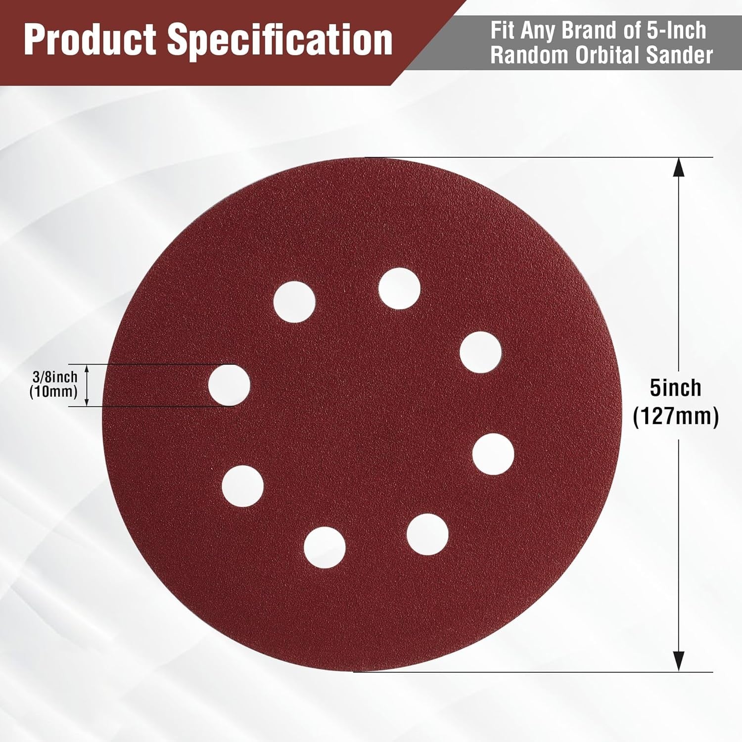 150PCS Mixed 125mm Sanding Discs - Image 4