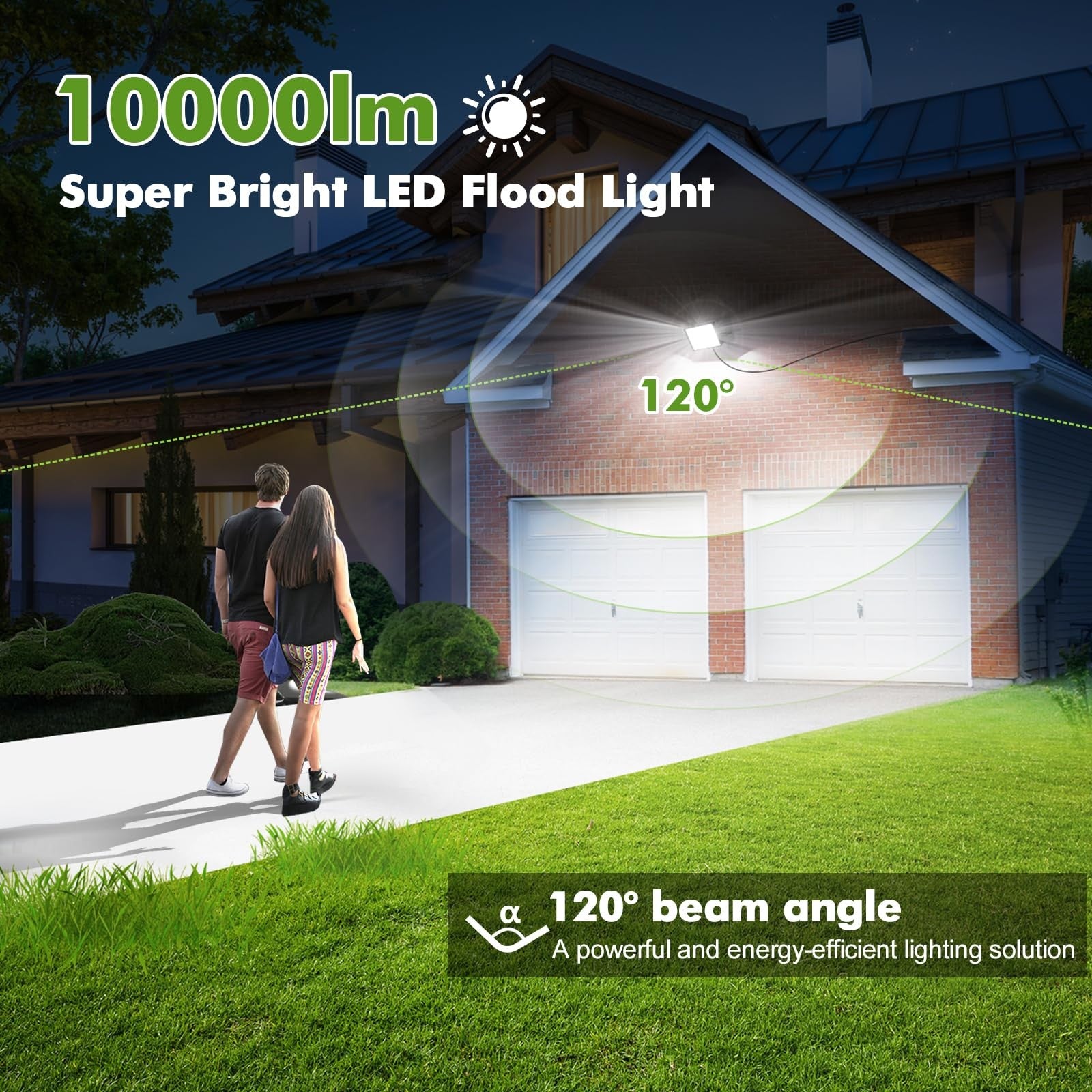 50W-200W LED Floodlights Waterproof Outdoor - Image 3