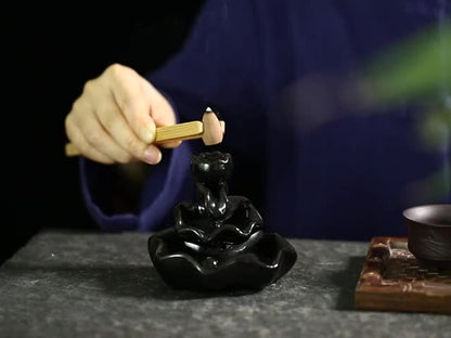Incense Holder Burner Bakhoor Backflow Cones - Detail view
