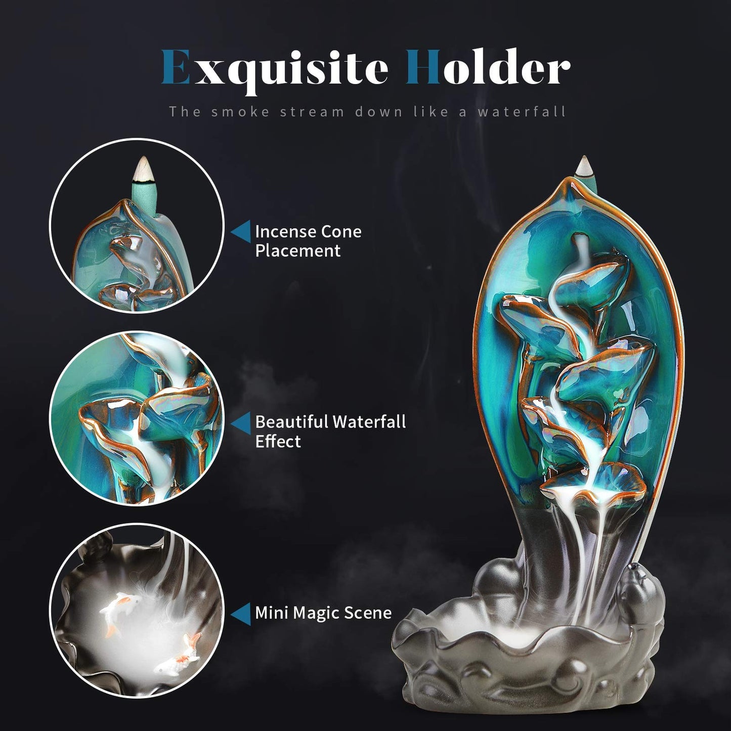Backflow Incense Burner Holder 60 - Image 3
