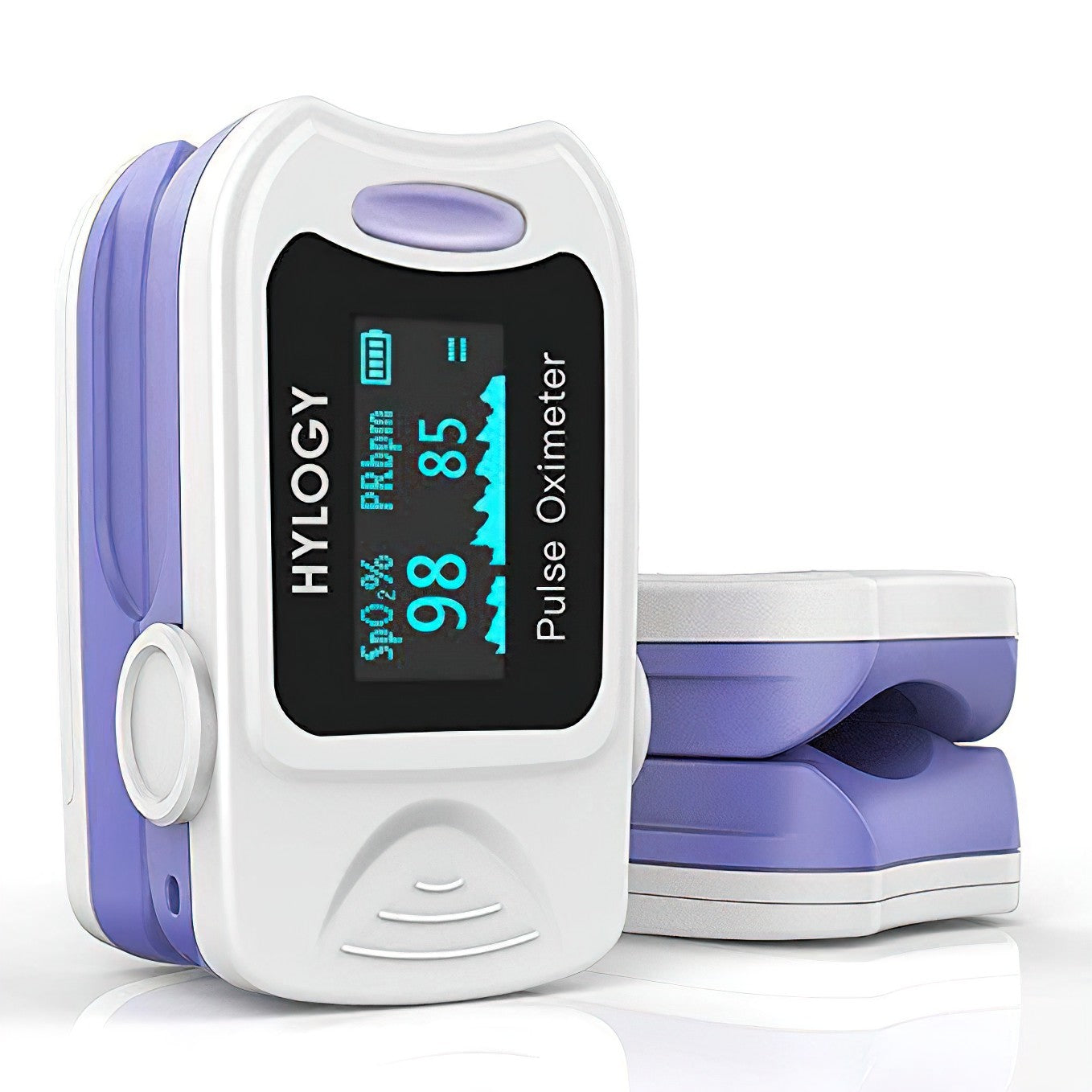 Fingertip Pulse Oximeter Blood Oxygen Saturation - Front view