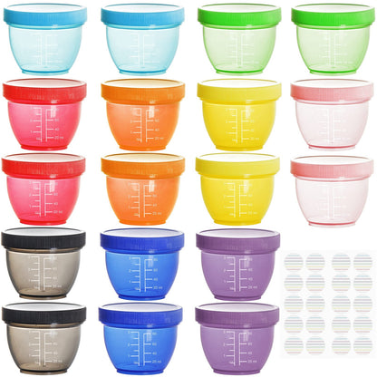 18PCS Small Food Storage 4oz/6oz - Image 8