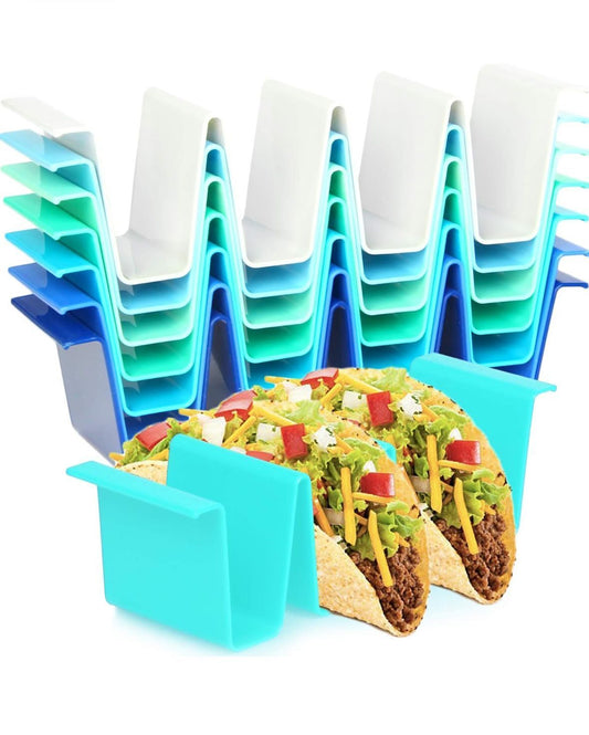 8pcs Taco Holder Pancake Stand Mexican - Front view