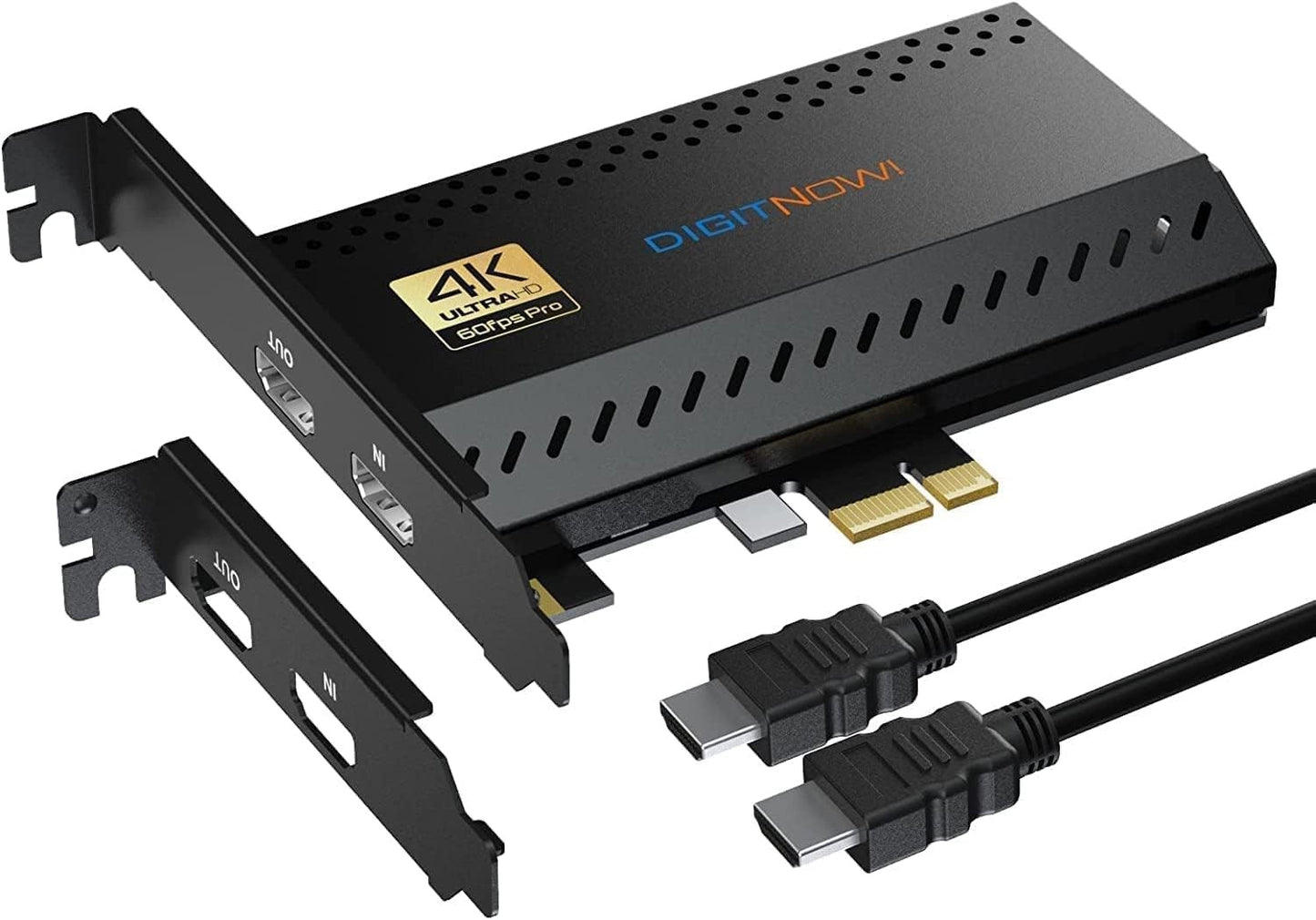 DIGITNOW Video PCIE Capture Card 4K30fps - Front view