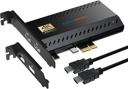 DIGITNOW Video PCIE Capture Card 4K30fps - Front view