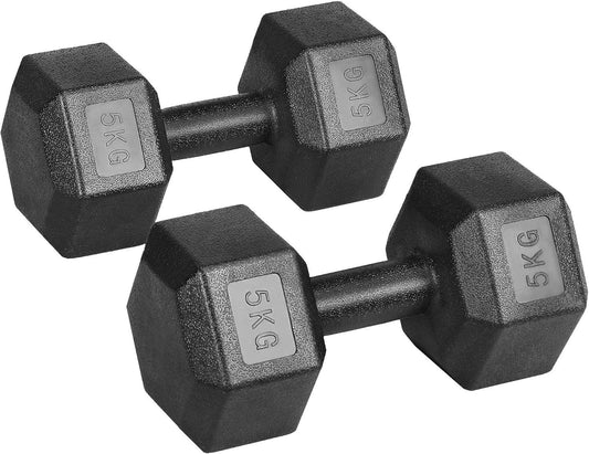 2/2.5/3/4/5kg x2 Dumbbells Set Women Men - Front view