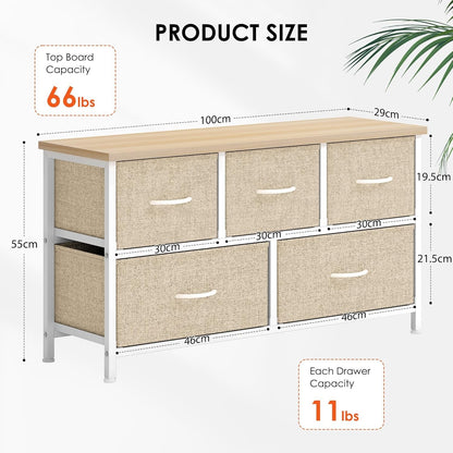 Fabric Chest of Drawers 5 - Image 3